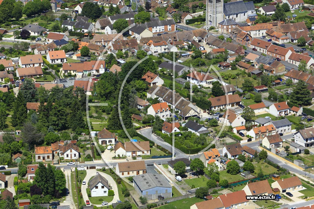 Photo arienne de La Fert-Saint-Aubin