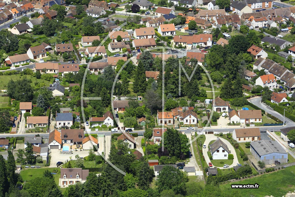 Photo arienne de La Fert-Saint-Aubin