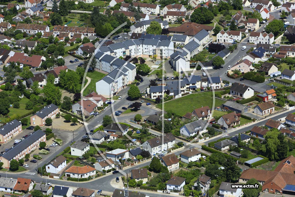Photo arienne de La Fert-Saint-Aubin