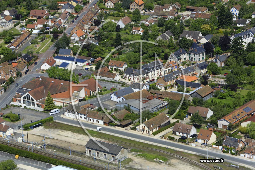 Photo arienne de La Fert-Saint-Aubin