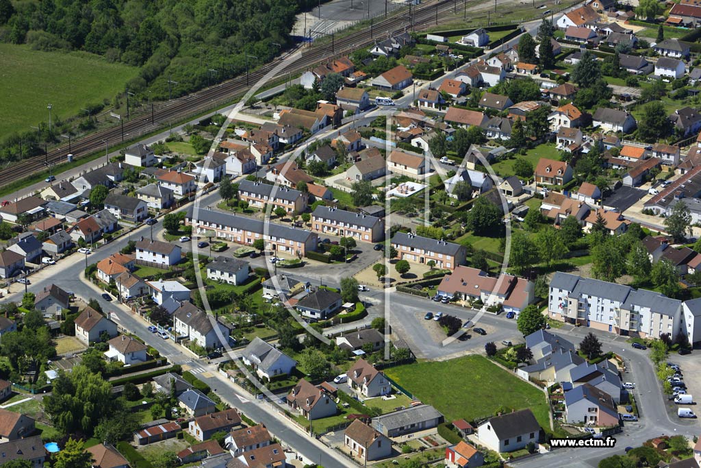 Photo arienne de La Fert-Saint-Aubin