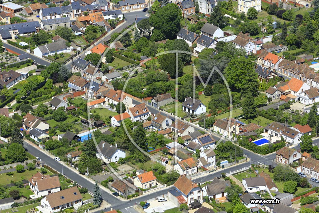 Photo arienne de La Fert-Saint-Aubin