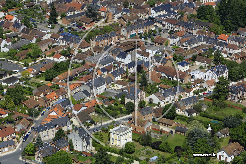 Photo arienne de La Fert-Saint-Aubin