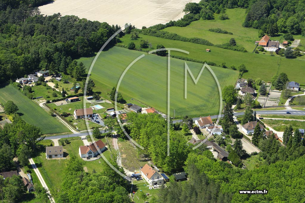 Photo arienne de La Fert-Saint-Aubin