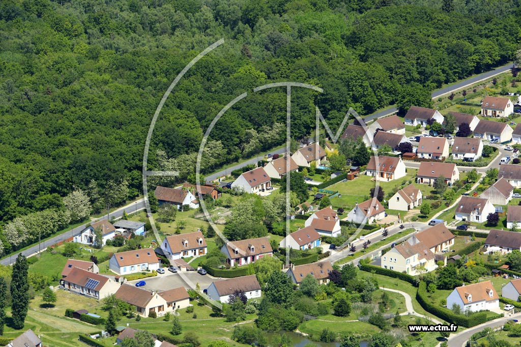 Photo arienne de La Fert-Saint-Aubin (la Chtaigneraie)