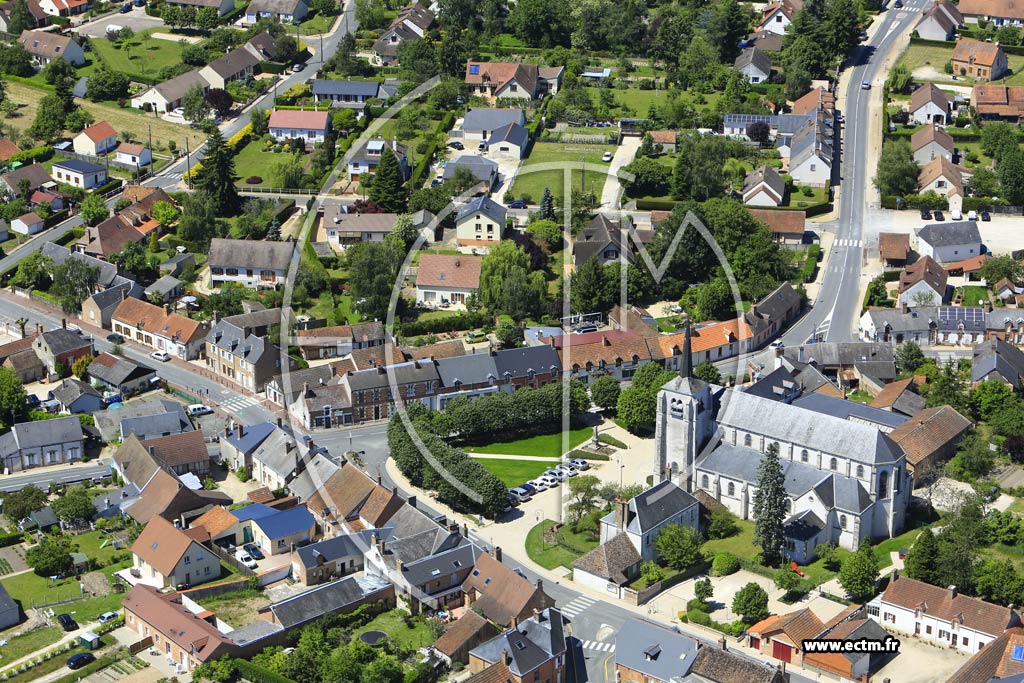 Photo arienne de Marcilly-en-Villette