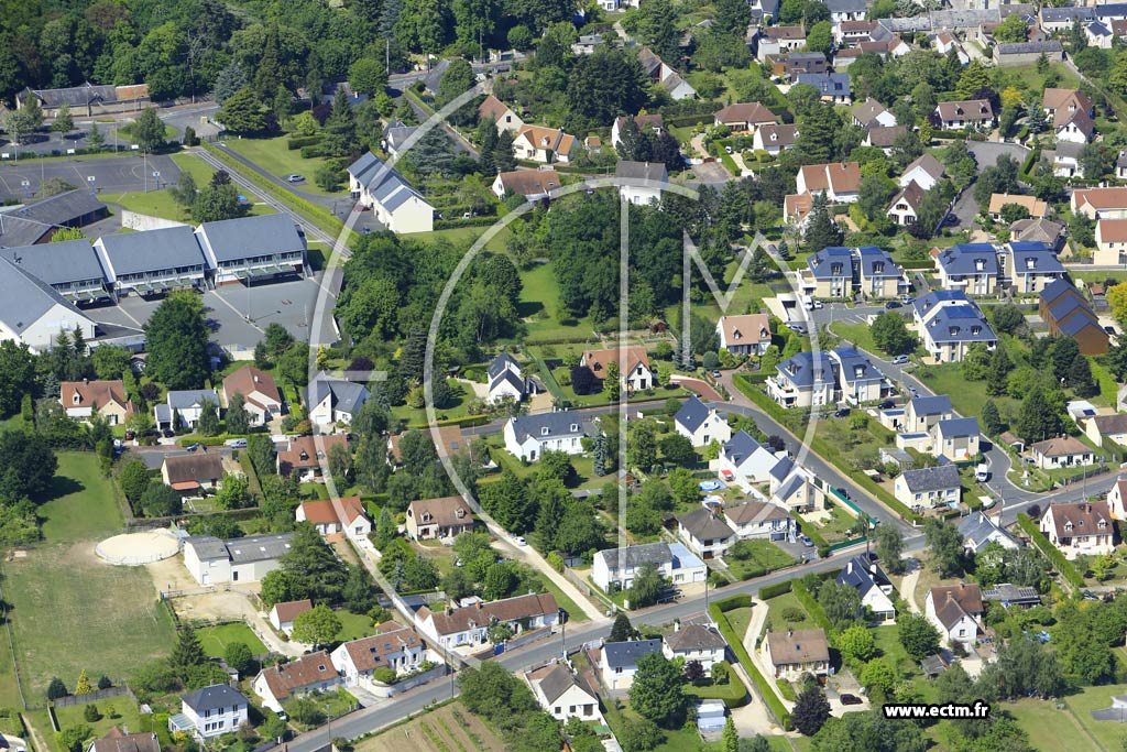 Photo arienne de Olivet (Lorette)