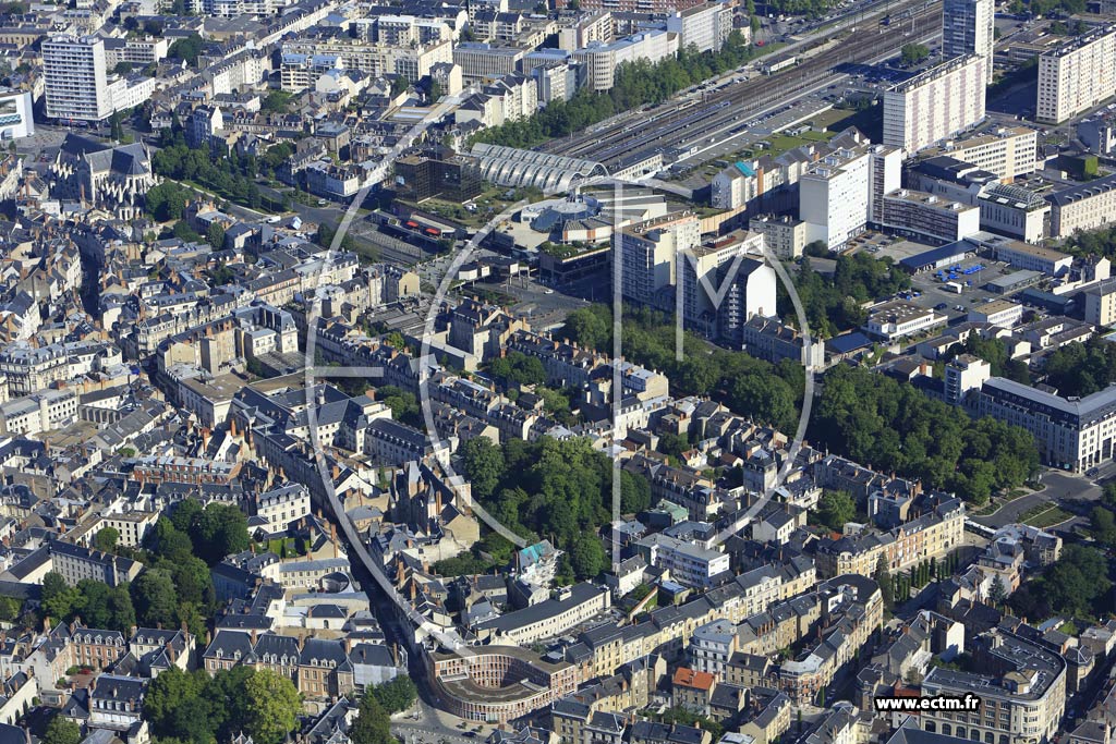 Photo arienne de Orlans (Carmes-Rpublique)