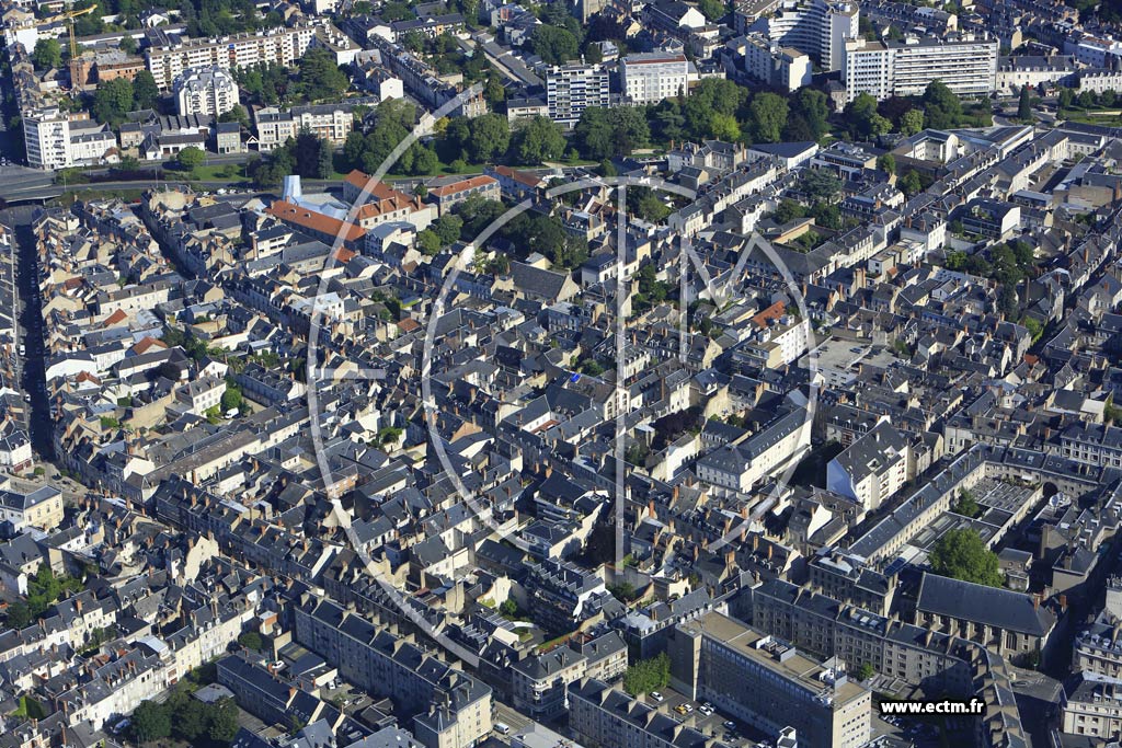 Photo arienne de Orlans (Carmes-Rpublique)