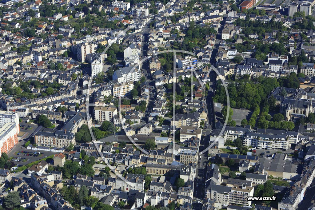 Photo arienne de Orlans (Faubourg Bannier)