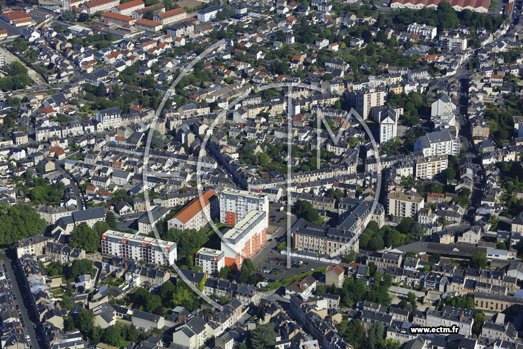 Photo arienne de Orlans (Faubourg Bannier)