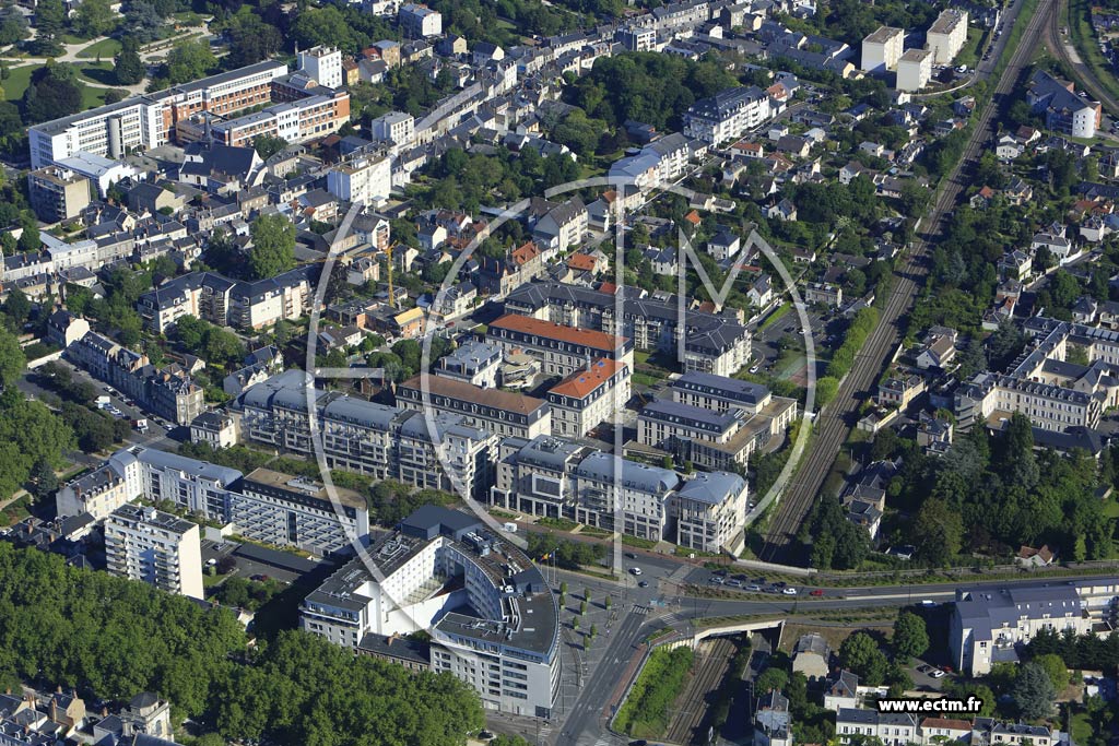 Photo arienne de Orlans (Faubourg Saint-Vincent)
