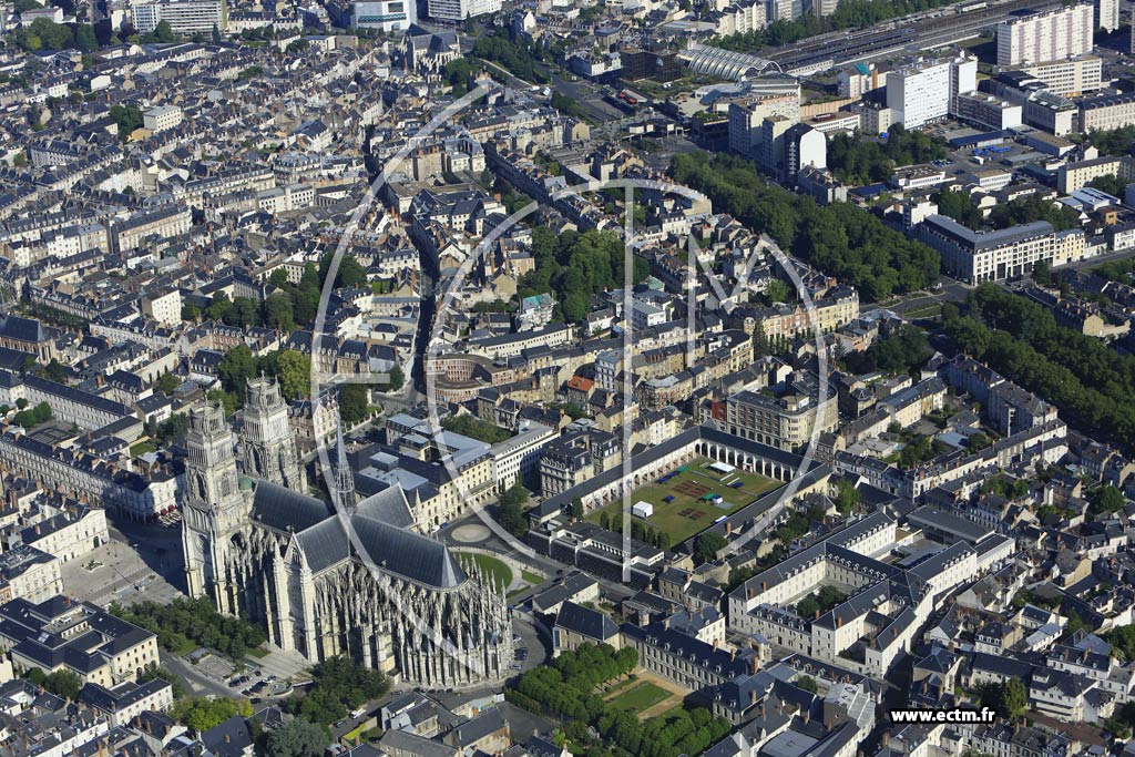Photo arienne de Orlans (Faubourg Saint-Vincent)