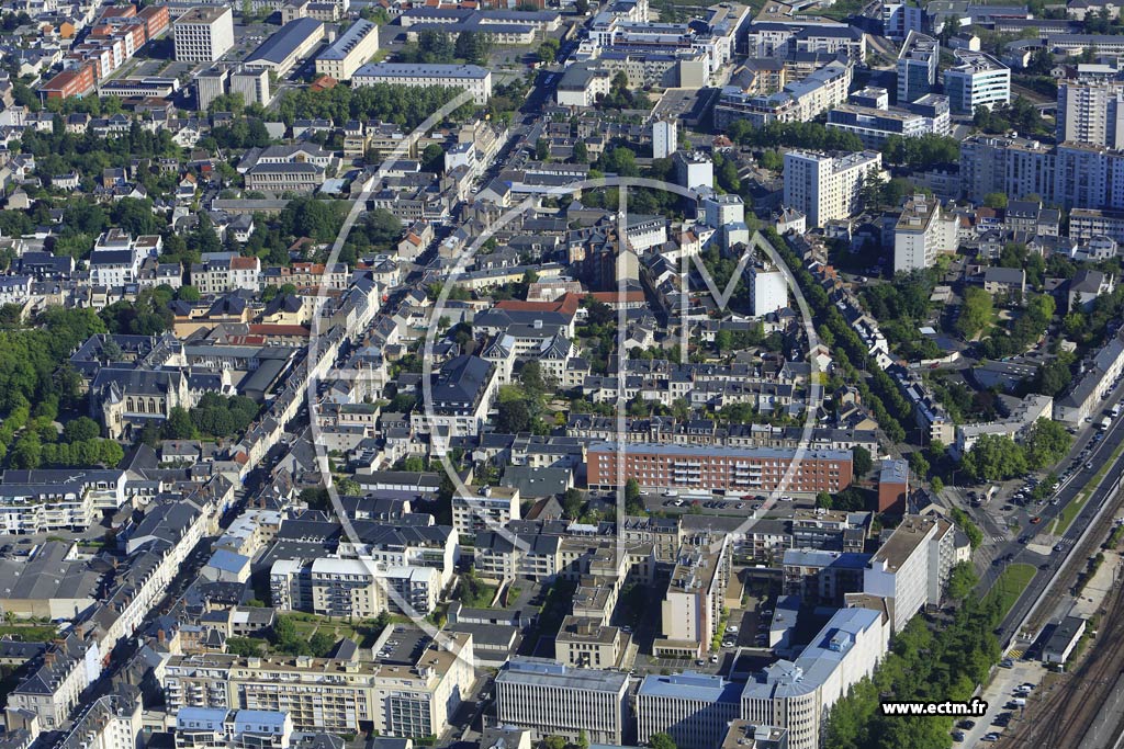 Photo arienne de Orlans (Faubourg Saint-Vincent)