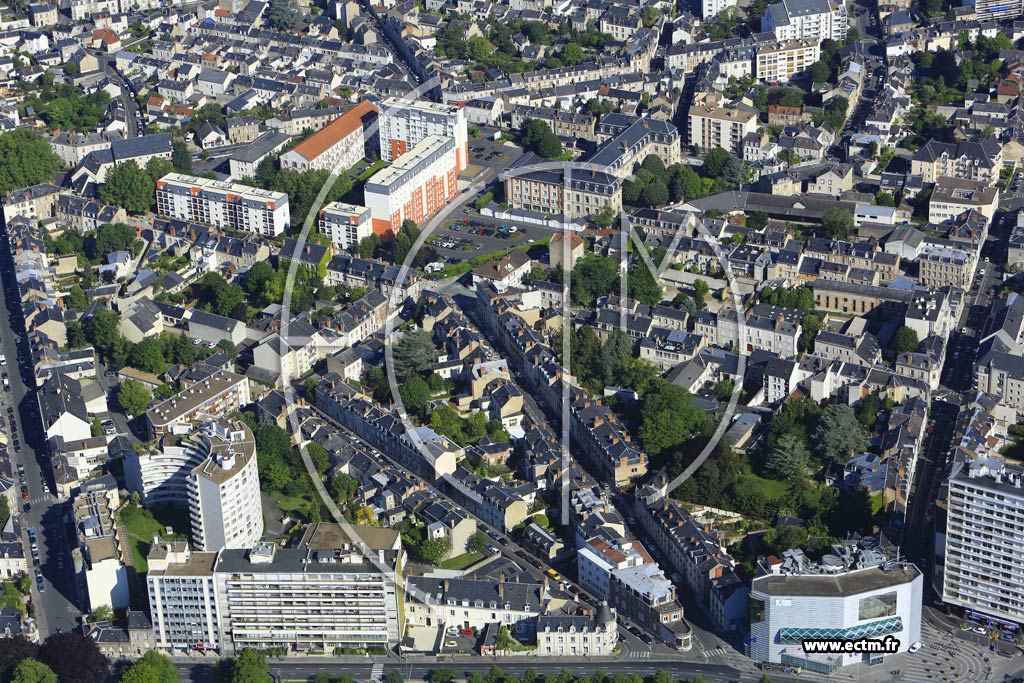 Photo arienne de Orlans (Faubourg Saint-Vincent)
