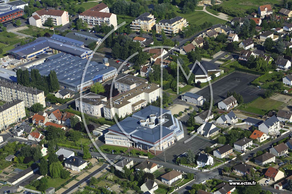 Photo arienne de Orlans (la Barrire Saint-Marc)