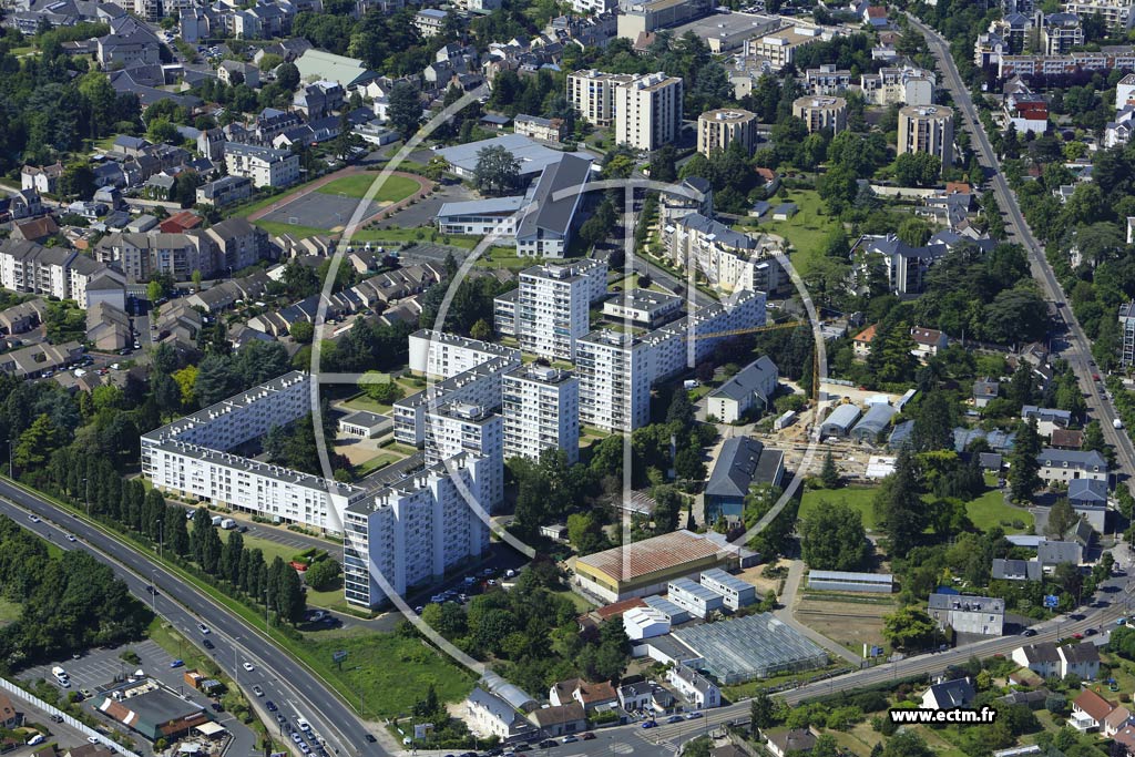 Photo arienne de Orlans (Pr Pinson)
