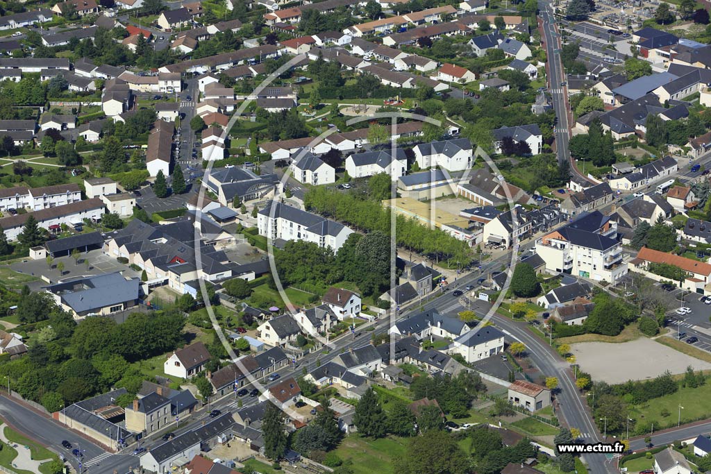 Photo arienne de Ormes (le Bourgneuf)