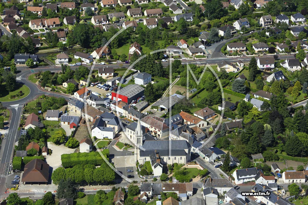 Photo arienne de Saint-Cyr-en-Val (Centre)