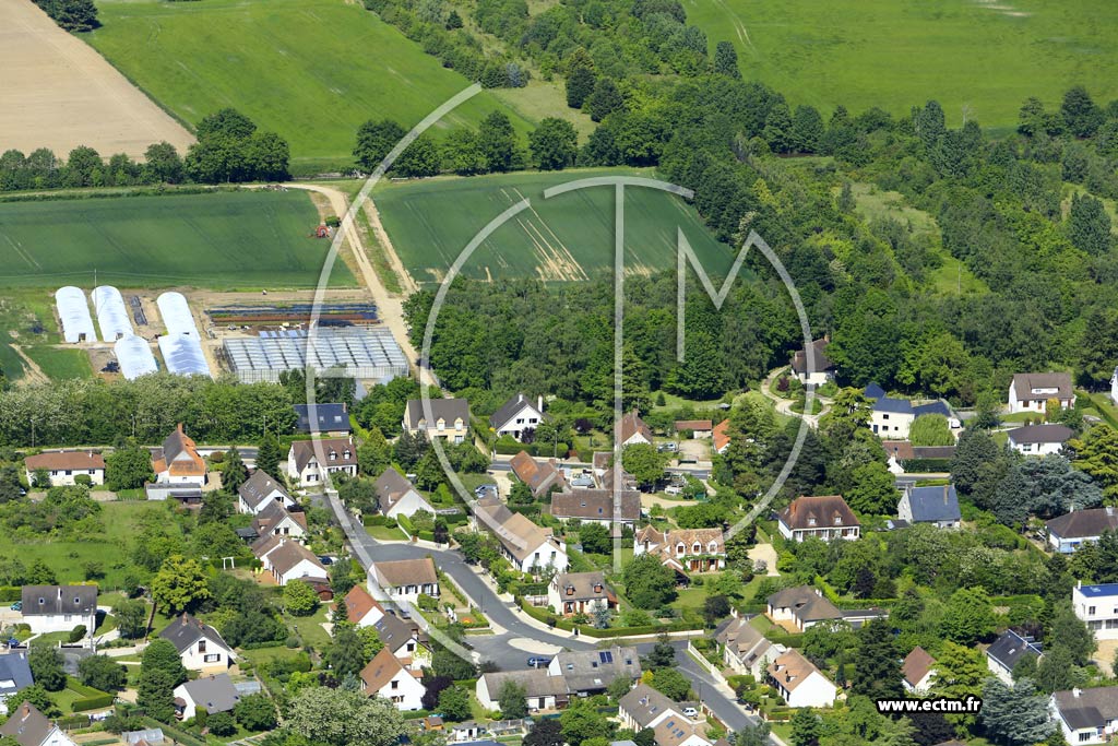 Photo arienne de Saint-Cyr-en-Val (la Chalotire)