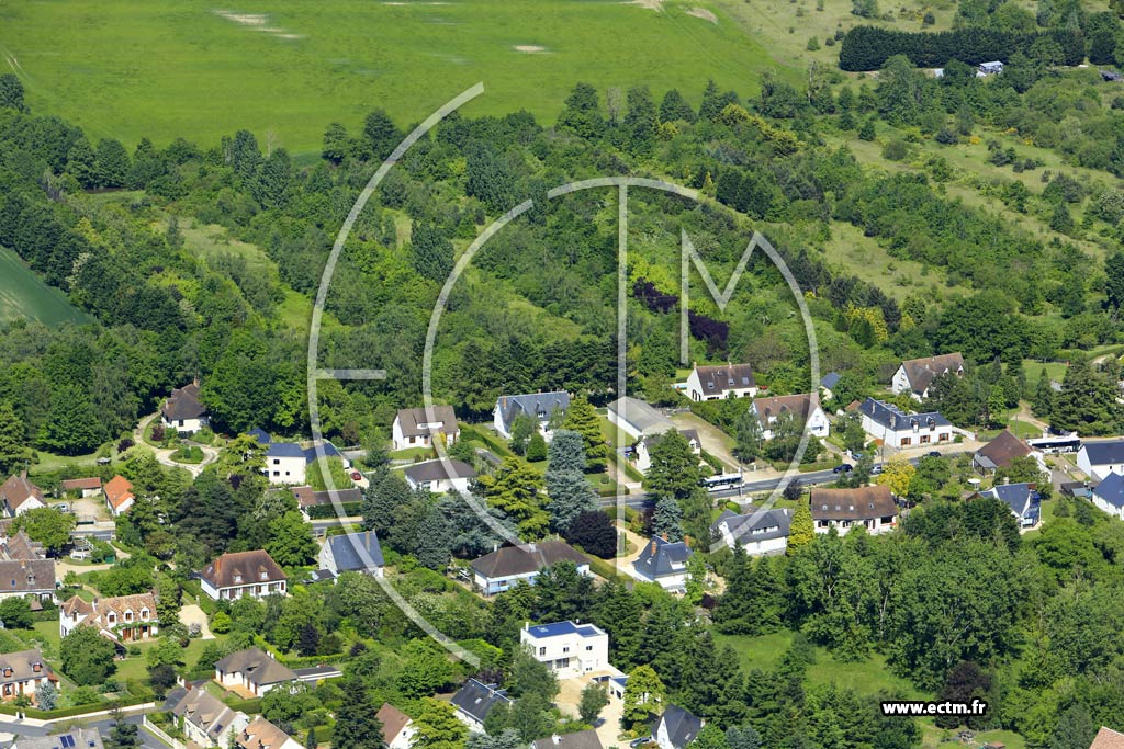 Photo arienne de Saint-Cyr-en-Val (la Chalotire)