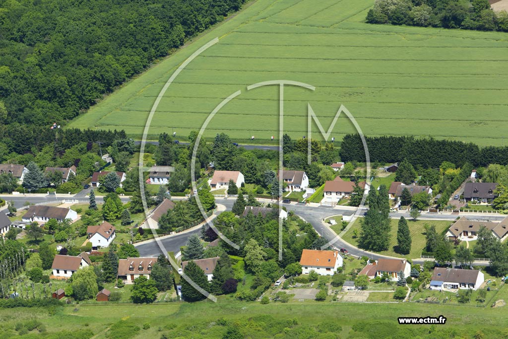 Photo arienne de Saint-Cyr-en-Val (la Petite Mrie)