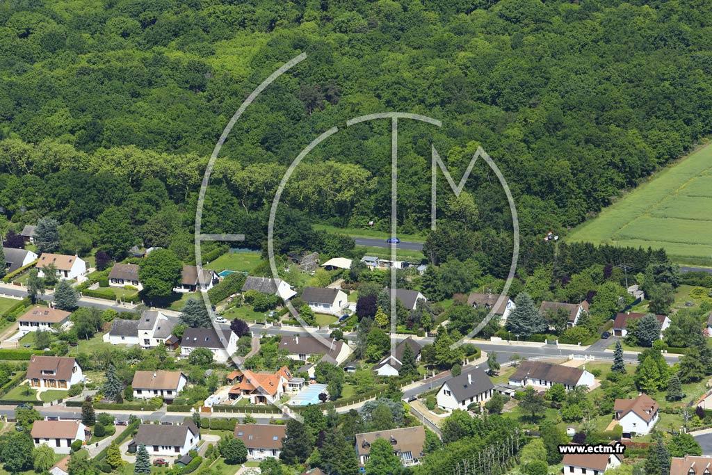 Photo arienne de Saint-Cyr-en-Val (la Petite Mrie)
