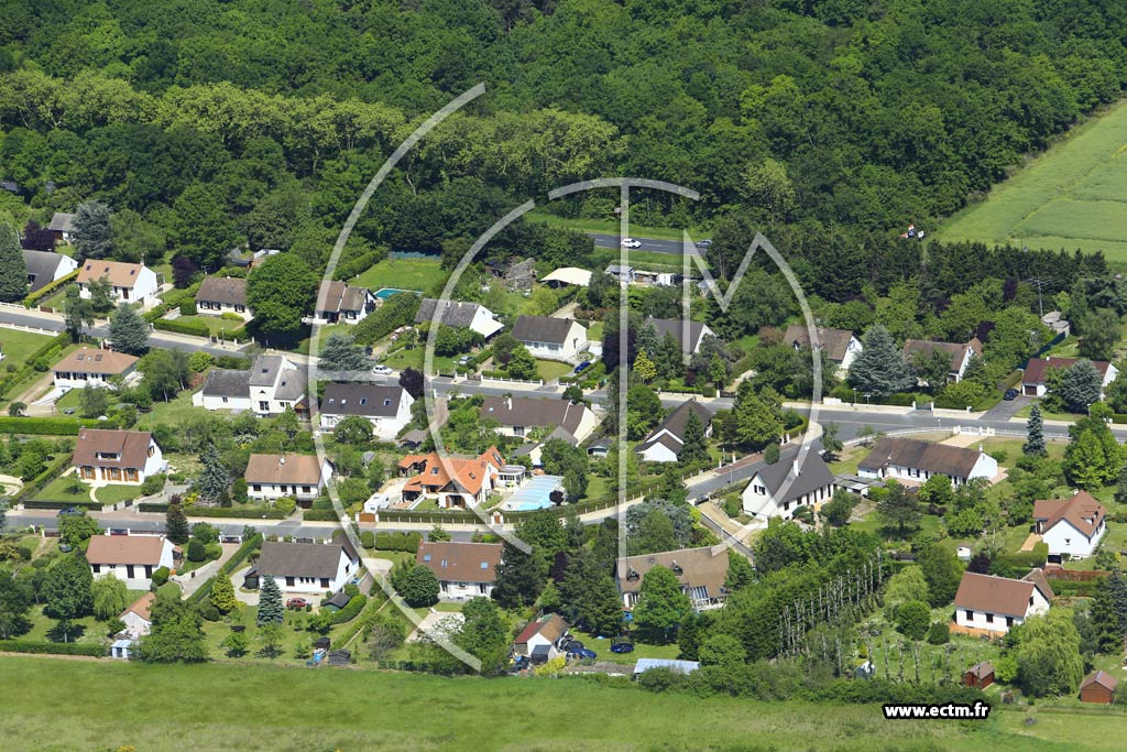 Photo arienne de Saint-Cyr-en-Val (la Petite Mrie)