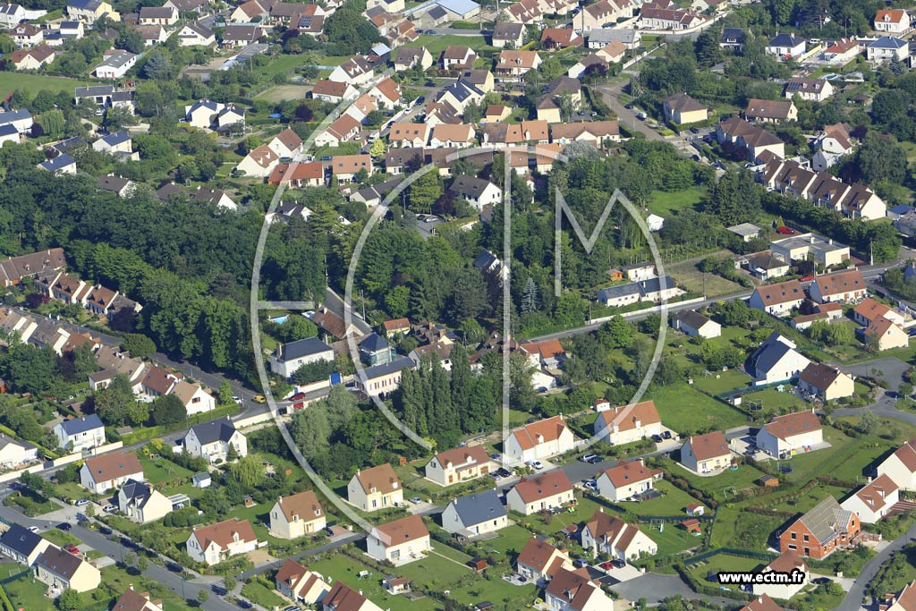 Photo arienne de Saint-Jean-de-Braye (le Petit Vaumimbert)