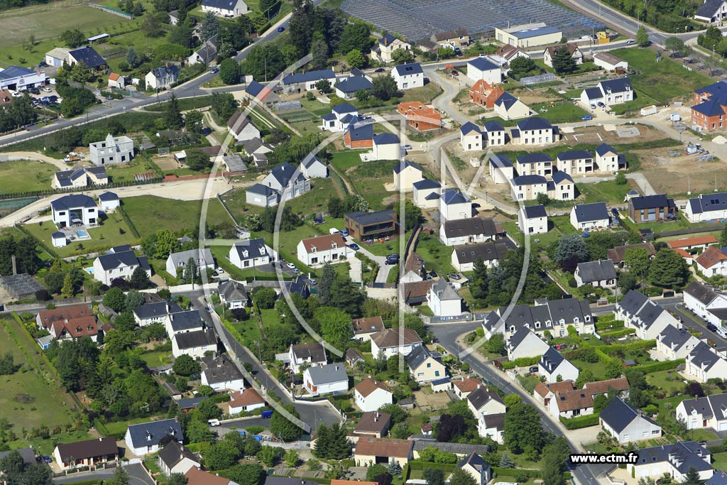 Photo arienne de Saint-Jean-le-Blanc (le Pont de Bois)