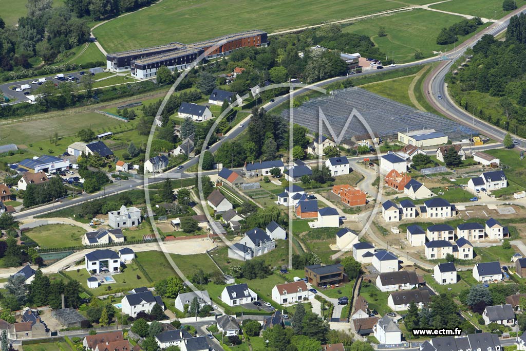 Photo arienne de Saint-Jean-le-Blanc (le Pont de Bois)