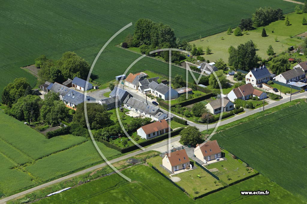 Photo arienne de Saint-Pravy-la-Colombe