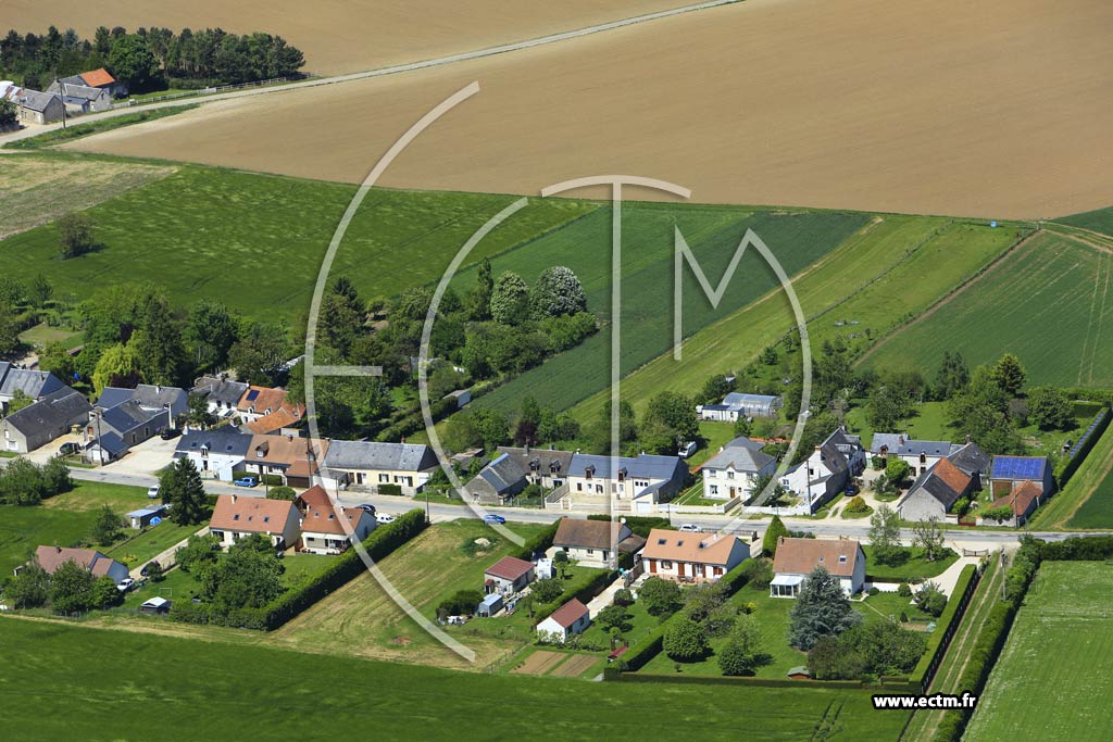 Photo arienne de Saint-Pravy-la-Colombe (Coulemelle)