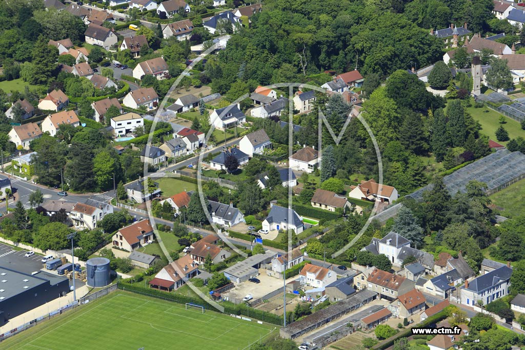 Photo arienne de Saint-Pryv-Saint-Mesmin (la Saussaye)