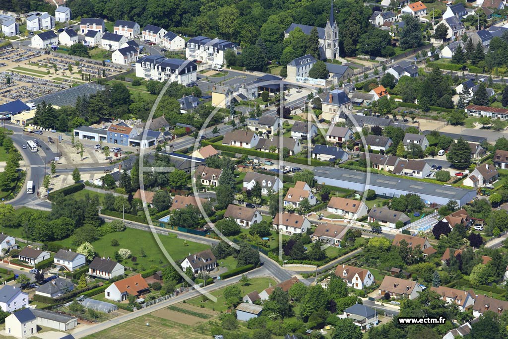 Photo arienne de Saint-Pryv-Saint-Mesmin (les Sablons)