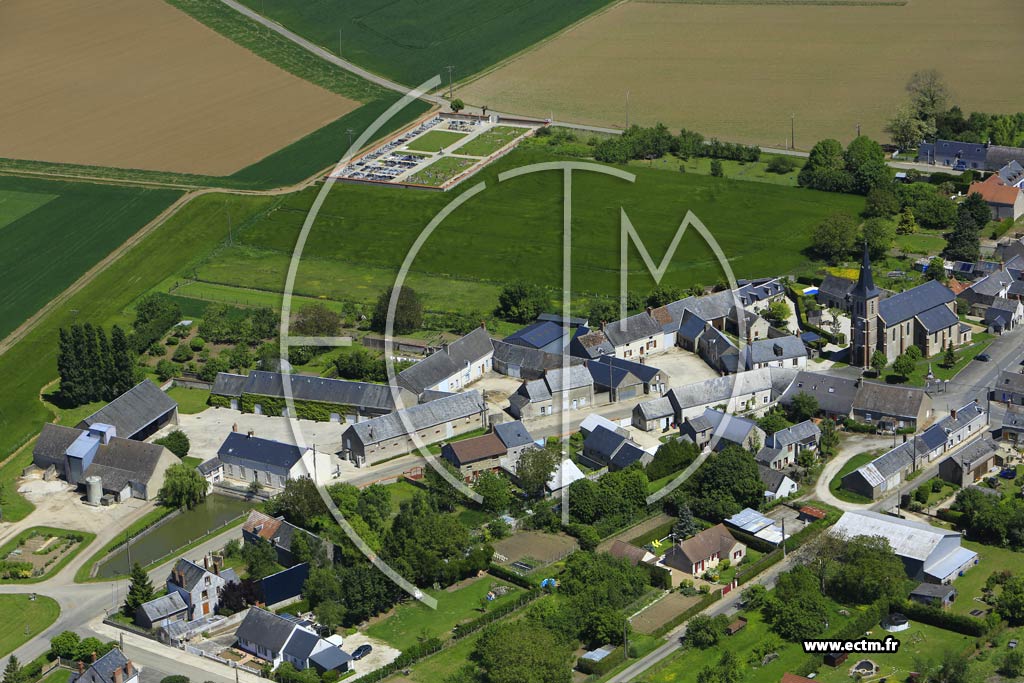 Photo arienne de Saint-Sigismond