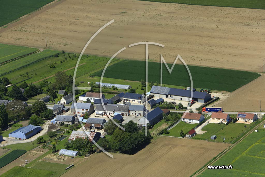 Photo arienne de Saint-Sigismond (Champs)