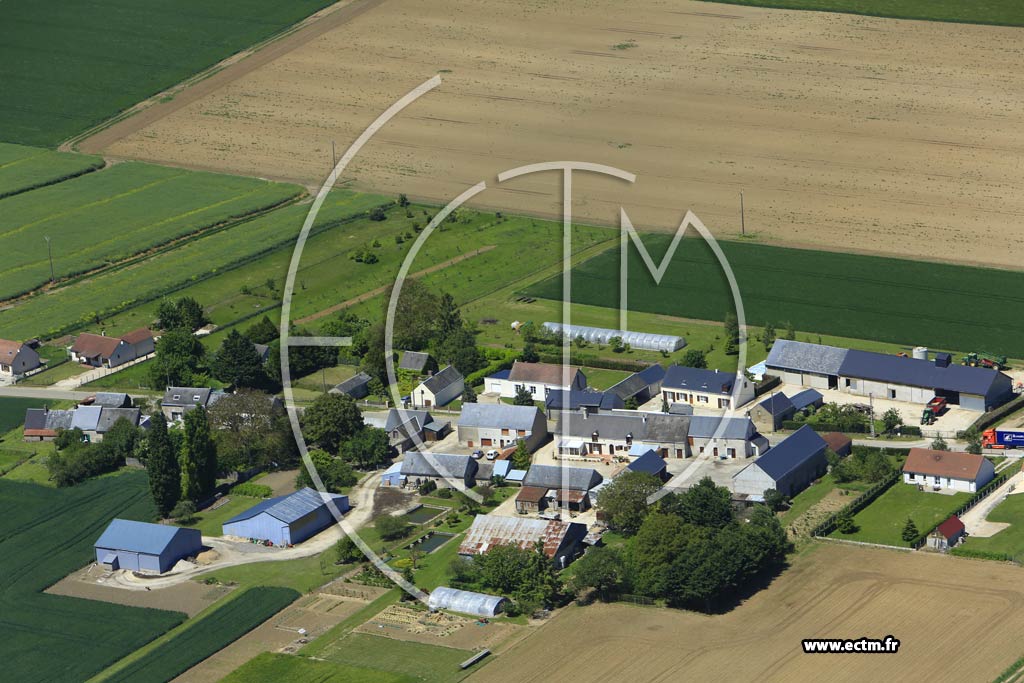 Photo arienne de Saint-Sigismond (Champs)