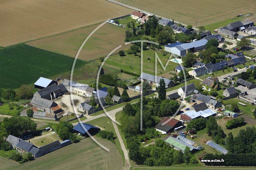 Photo arienne de Saint-Sigismond (Champs)