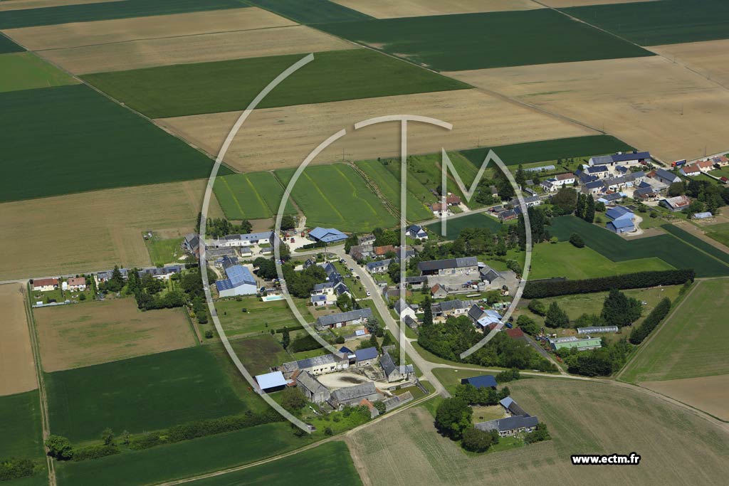 Photo arienne de Saint-Sigismond (Champs)