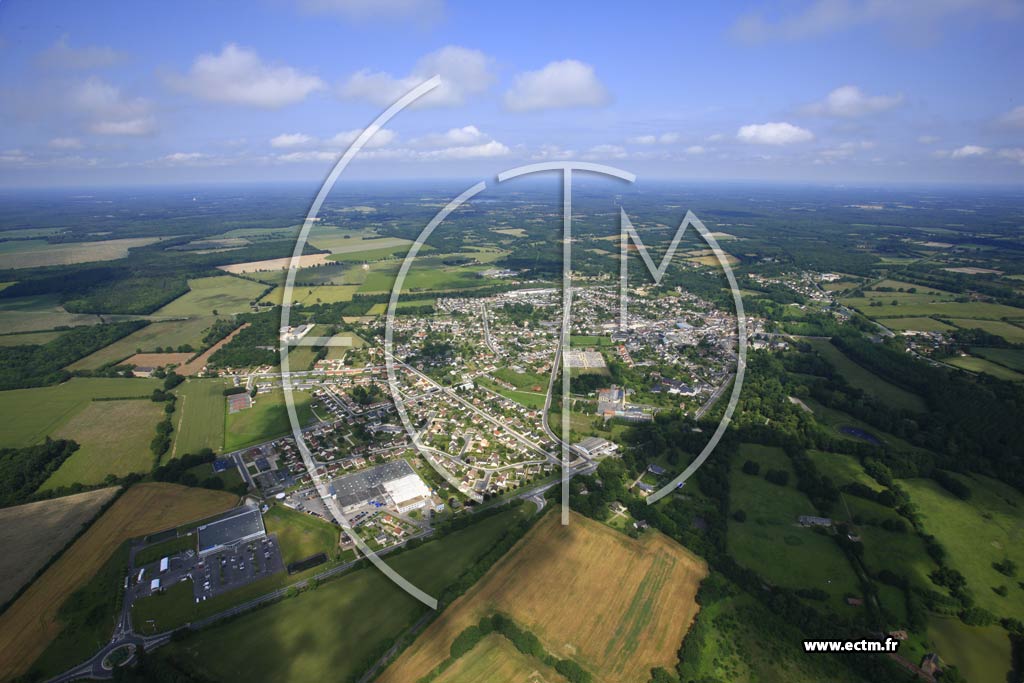 Photo arienne de Argent-sur-Sauldre