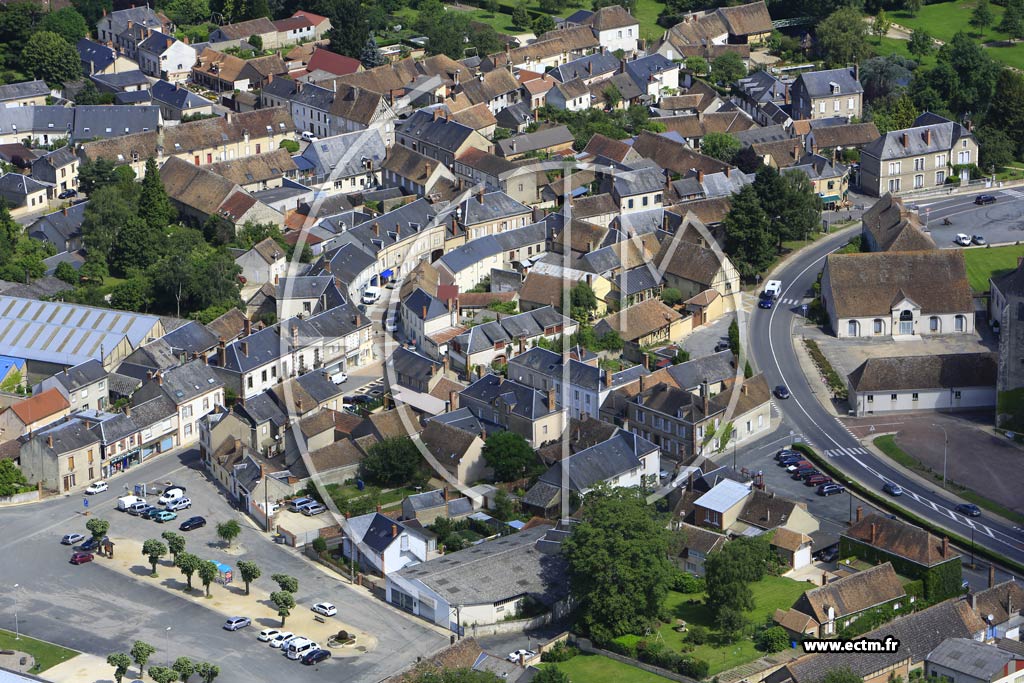 Photo arienne de Argent-sur-Sauldre