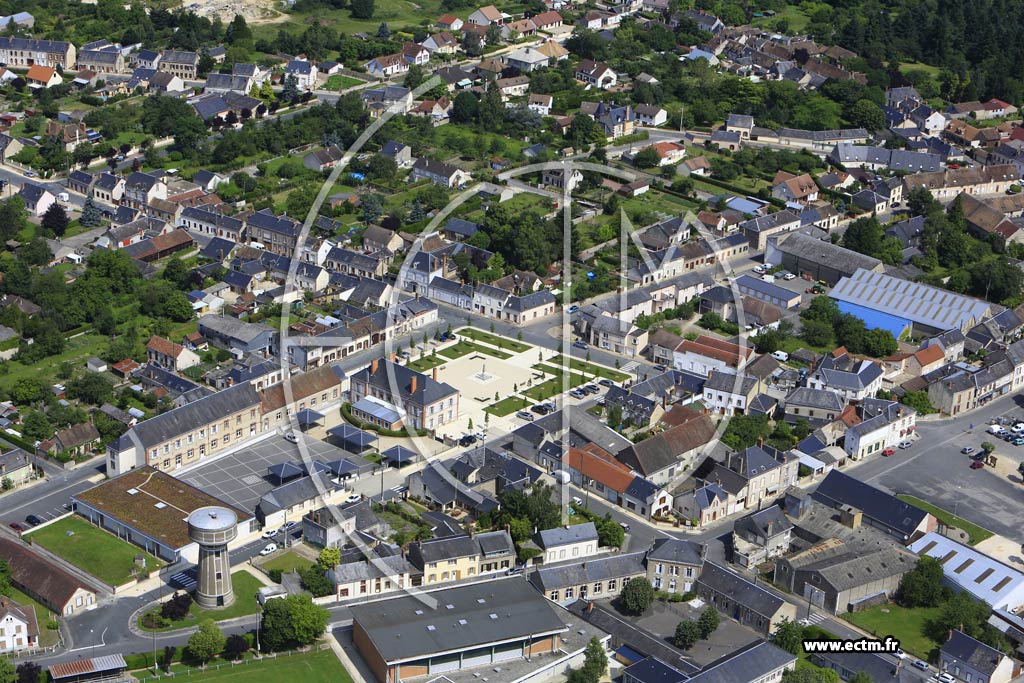Photo arienne de Argent-sur-Sauldre