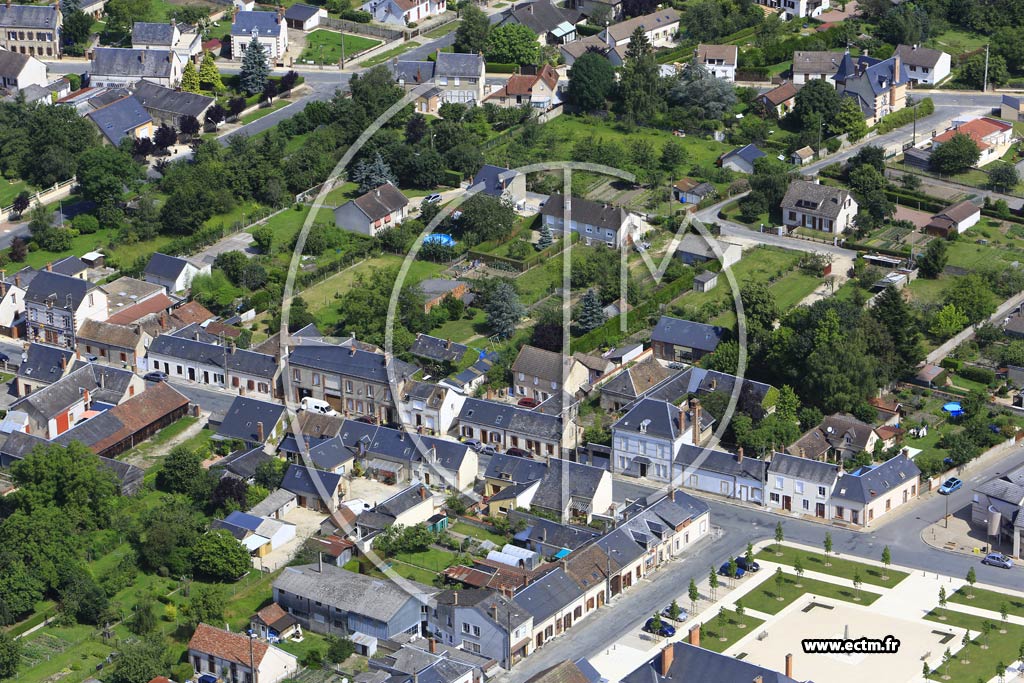 Photo arienne de Argent-sur-Sauldre