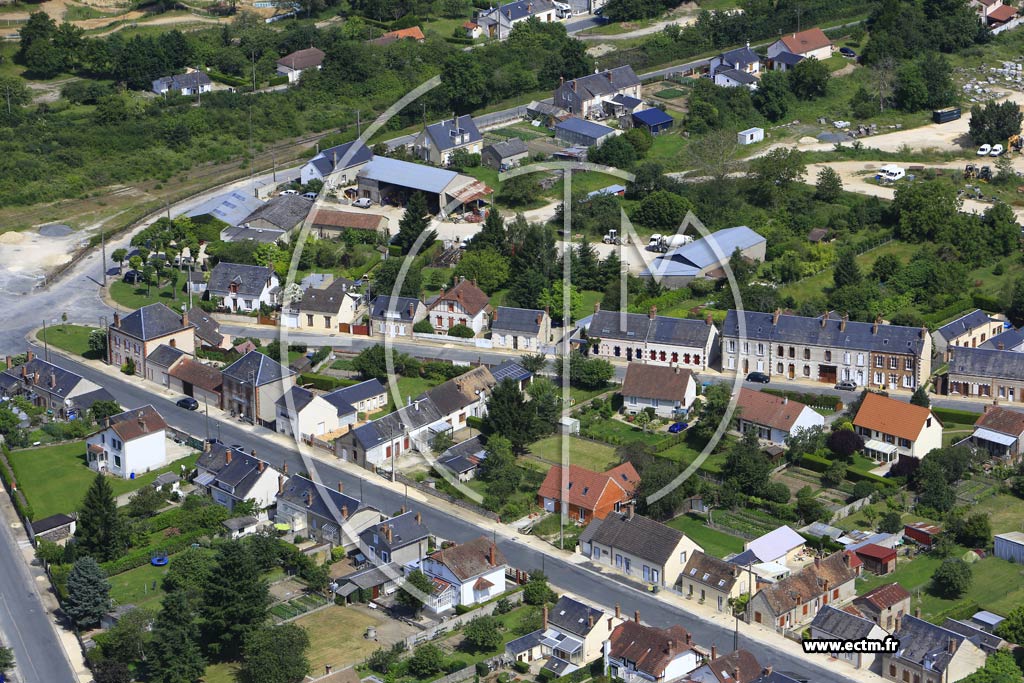 Photo arienne de Argent-sur-Sauldre