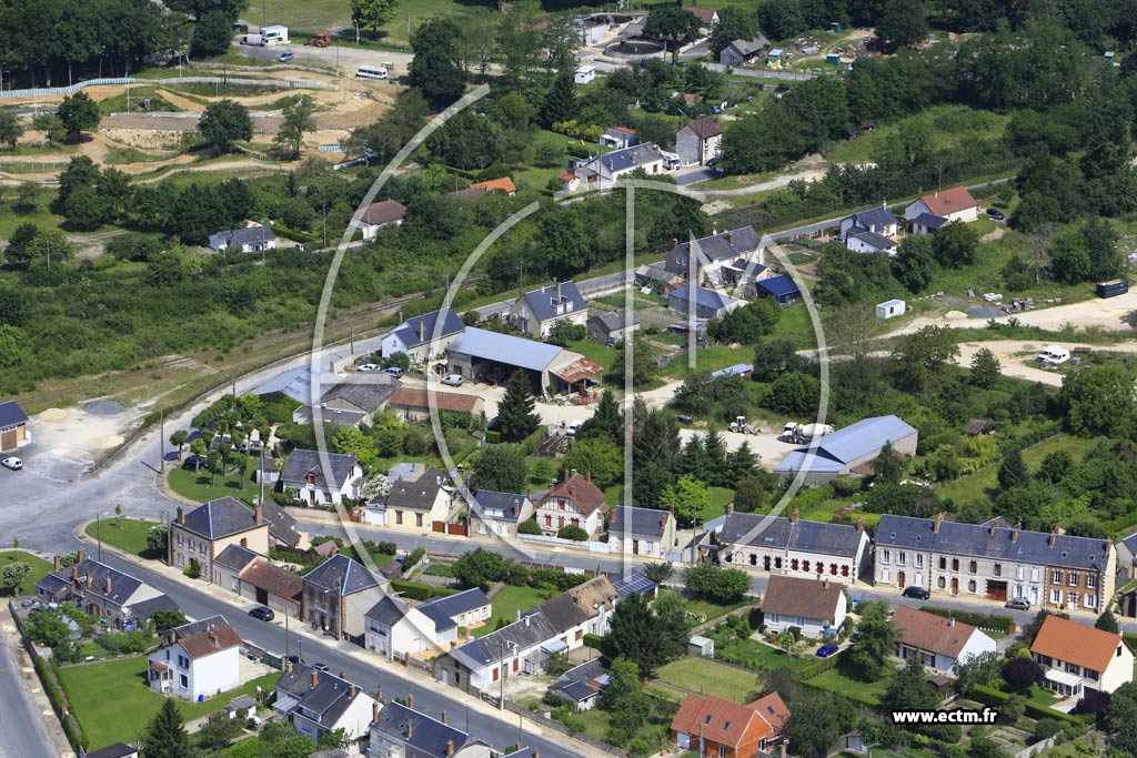 Photo arienne de Argent-sur-Sauldre