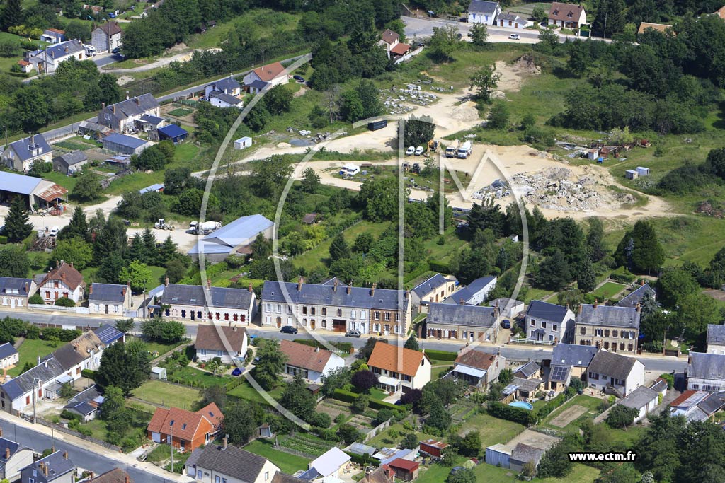 Photo arienne de Argent-sur-Sauldre