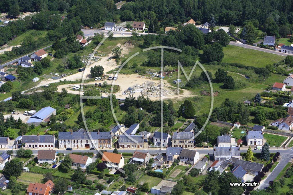 Photo arienne de Argent-sur-Sauldre