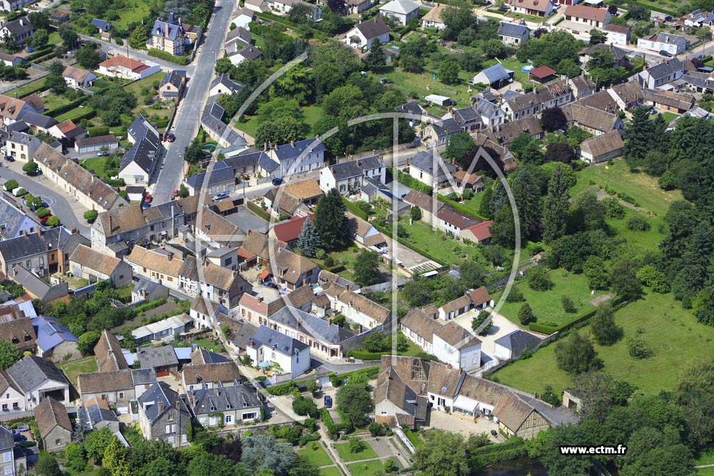 Photo arienne de Argent-sur-Sauldre