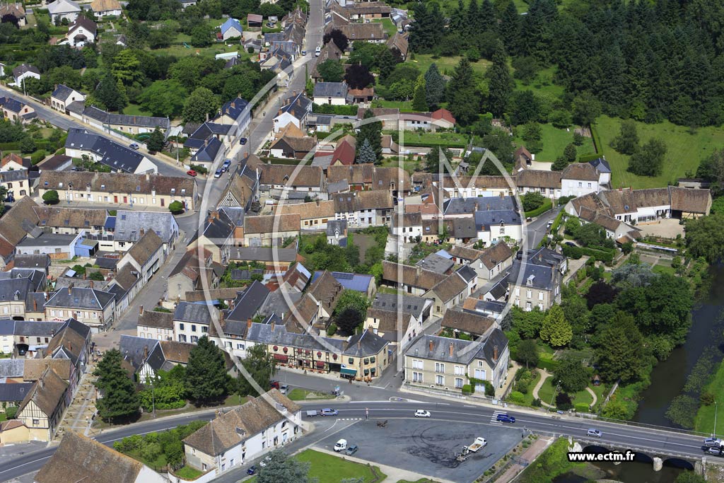 Photo arienne de Argent-sur-Sauldre